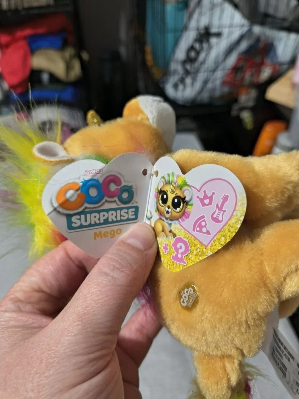 Zuru Coco Surprise LION Plush Unicorn MEGO Mystery Lion Only w/ Tag